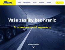 Tablet Screenshot of merka.cz